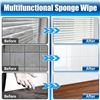Image 5 : 6 Magic Cleaning Sponges/Damp Clean Duster Sponges for Hard to Reach Spots - New