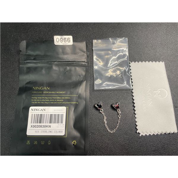 1 Sterling Silver (925) Mickey/Minnie Charm for Pandora Bracelets - Brand New