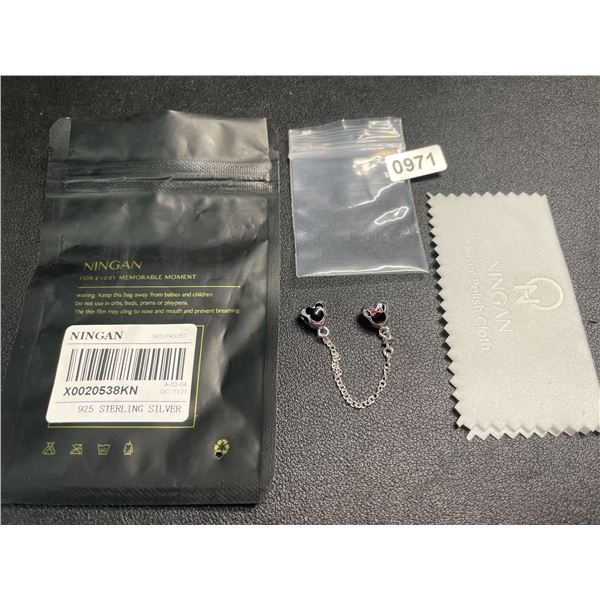 1 Sterling Silver (925) Mickey/Minnie Charm for Pandora Bracelets - Brand New