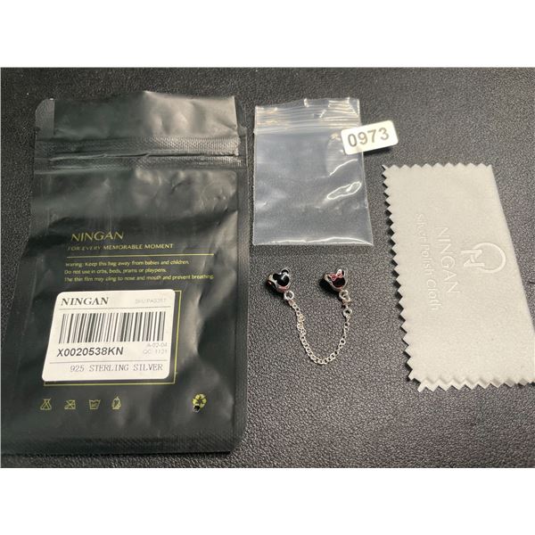 1 Sterling Silver (925) Mickey/Minnie Charm for Pandora Bracelets - Brand New