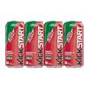 Image 1 : 1 Case of Mountain Dew Kickstart Fruit Punch Carbonated Soft Drinks - 12 x 473ml cans