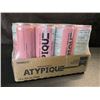 Image 2 : 1 Case of ATYPIQUE Non-Alcoholic Cocktail Drinks; Amaretto Sour - 12 x 355ml Cans - New