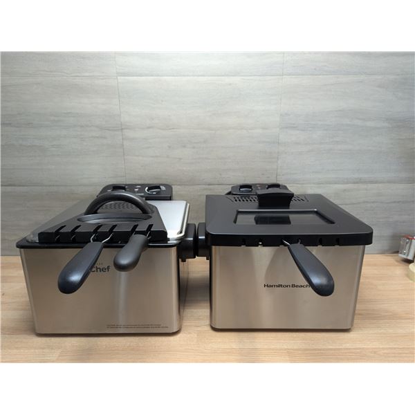 Master Chef & Hamilton Beach Deep Fryers - Lot of 2  |MR2-2