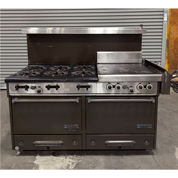 Garland 284-24G 6 Burner Gas Range & Griddle With 2 Standard Ovens |1020/R2Fl