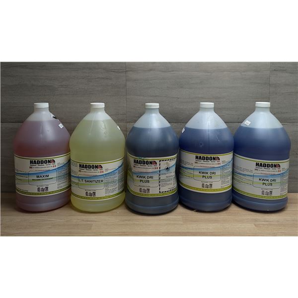 Haddon Kwik Dri Plus, Sanitizer & Machine Detergent - Lot of 5pcs |FtMC1
