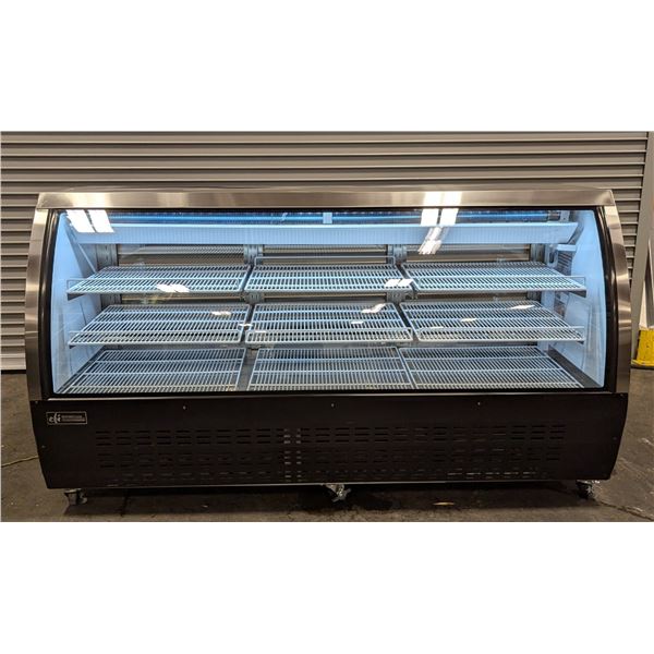 Efi CDC-82 82" Curved Glass 3 Door Refrigerated Display Case |1612/R6