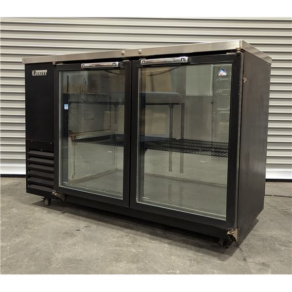 Everest EBB59G 58" Double Glass Door Back Bar Cooler |10005/R7