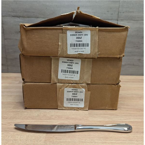 Vendi Dinner Knives, Arcoroc T5004 - Lot of 108 (1 Case) |CC4