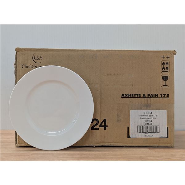 Olea 6.75" Plates, Arcoroc S2545 - Lot of 24 |L6CR2