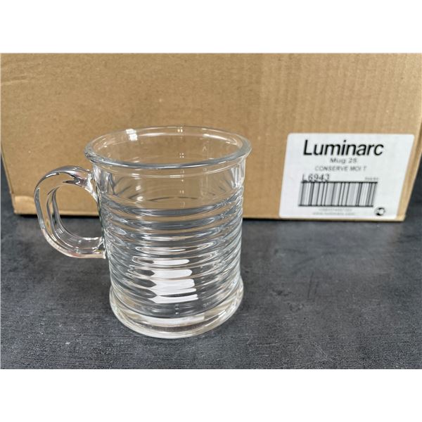 8.25oz Be Bop Conserve Mugs, Arcoroc L6943 - Lot of 24 |L9-1