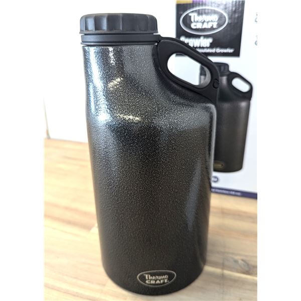 Service Ideas Hammered Stainless 64oz Growler |Ft2