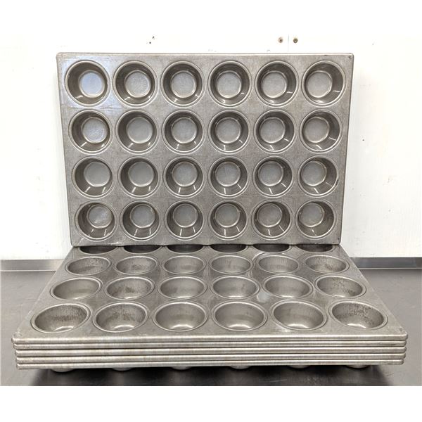 Metal Muffin Pans, 24 Cup - Lot of 6 |RC13/FtD