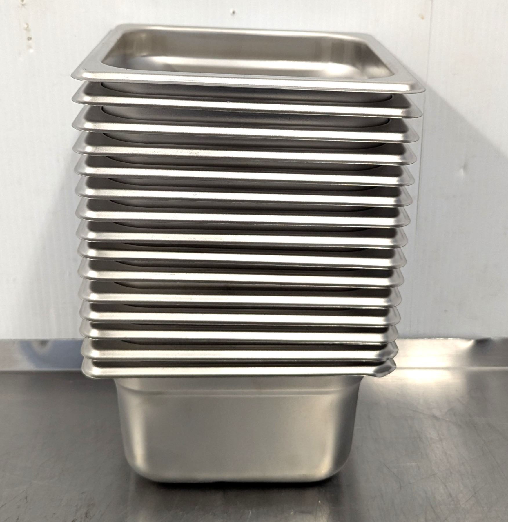 Stainless Table Insert 1/6 Size Stainless Inserts, 4