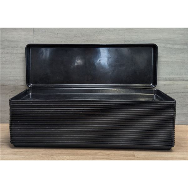 25-1/2" x 8-3/4" Solid Display Trays - Lot of 22 |RB36/Ft1