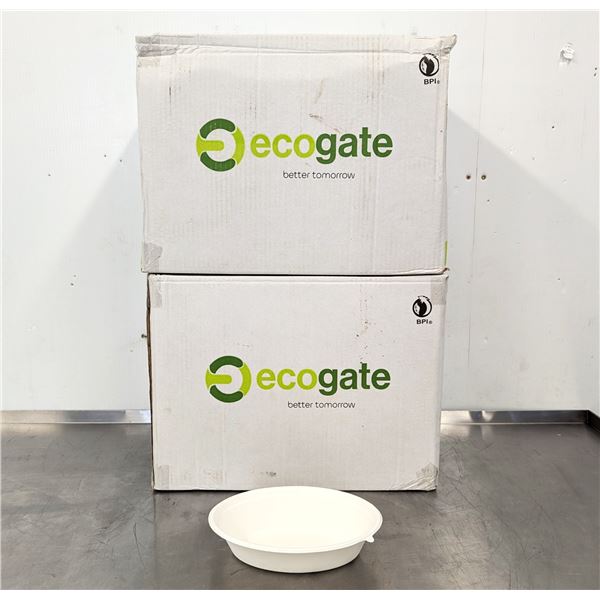 Ecogate 650ml Oval Bowls- Lot of 1000 (2 Cases) |WH3/R1