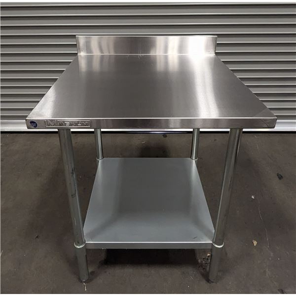 Magnum 30" x 30" Stainless Steel Work Table |Mag1/LBD