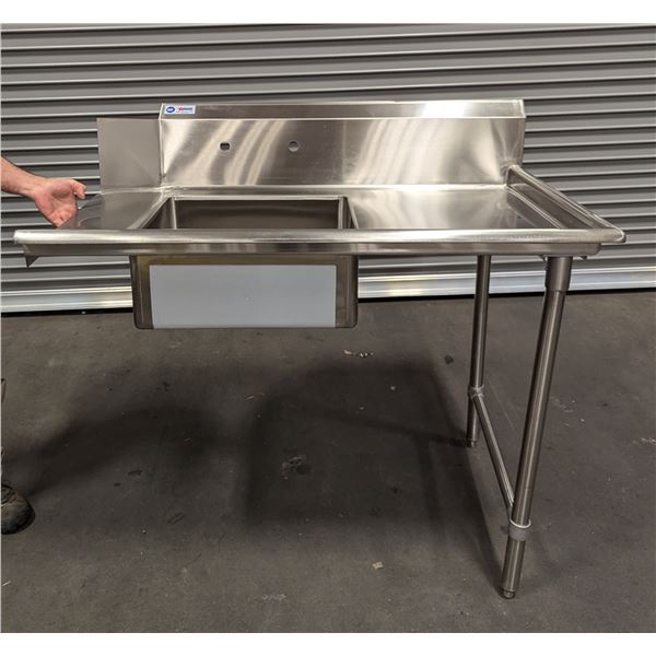 48" Right Side Soiled Dish Table W/Sink, Omcan 28485 |RBD