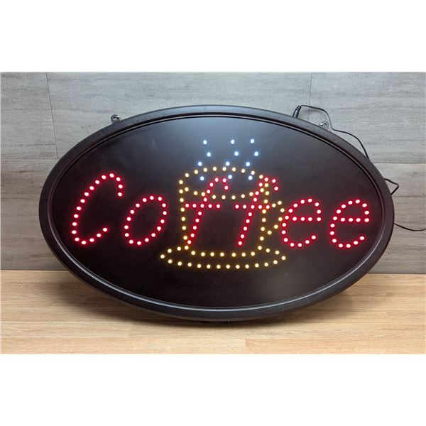 LED Oval Coffee Sign Board |FtE/10-SG-0006