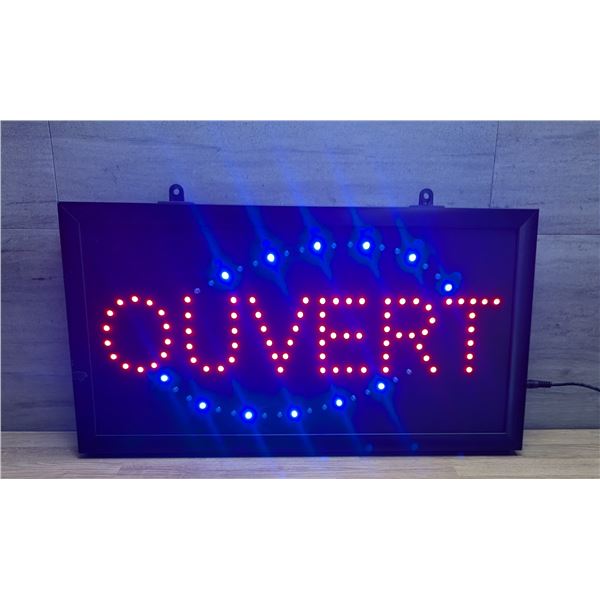 LED Rectangular Ouvert Sign Board |L6CR5/10-SG-0008/No Plug