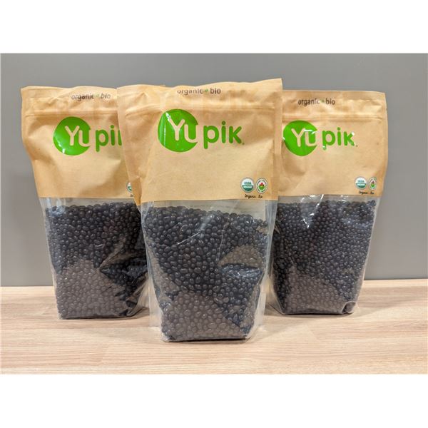 Yupik Organic 70% Dark Chocolate Cocoa Nibs 1kg  - Lot of 3 |Cooler3