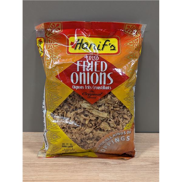 Hanif's Crisp Fried Onions 400g - Lot of 12 |Cooler3
