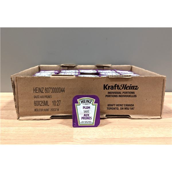 Heinz Plum Sauce Portion Cup 25mL - Lot of 60 |L4-CR7
