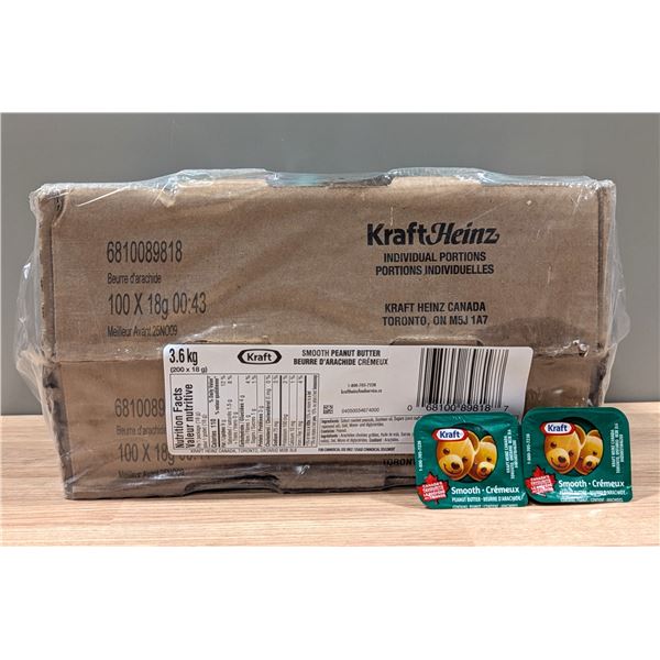 Kraft Smooth Peanut Butter 18g - Approx 200 |L4-CR7
