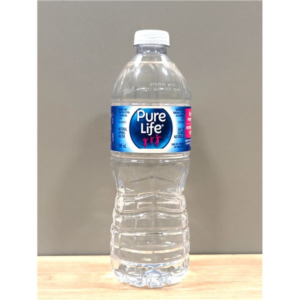 Pure Life Natural Spring Water 500mL - Lot of 50 |EC6