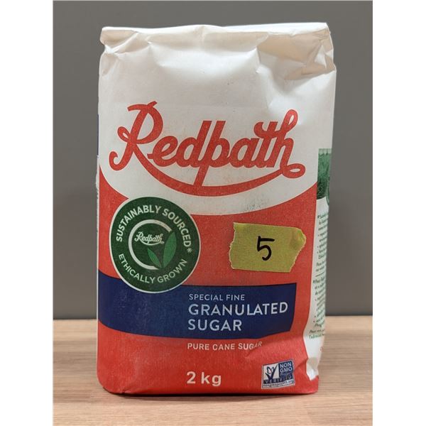 Redpath Special Fine Granulated Sugar 2kg - Lot of 5 |Cooler4