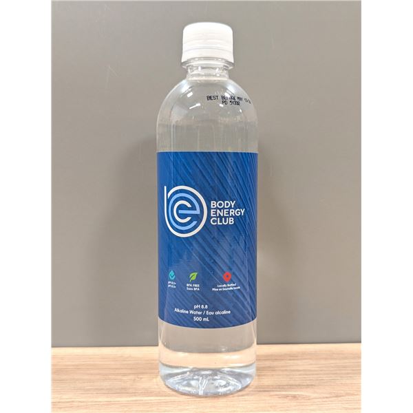 Body Energy Club pH 8.8 Alkaline Water 500mL - Lot of 40 |L7-L1