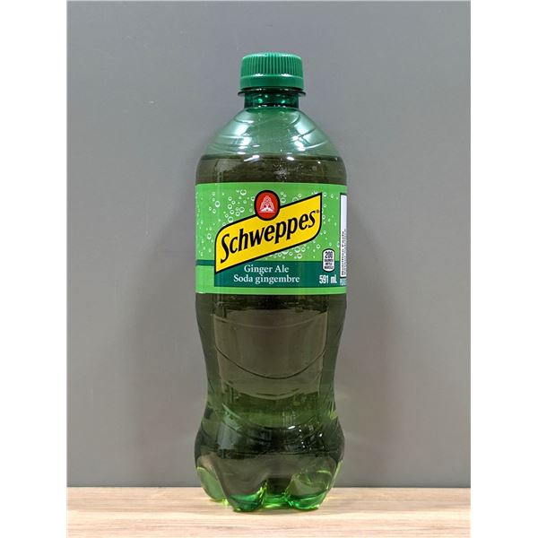 Schweppes Ginger Ale 591mL - Lot of 30 |L7-L1