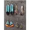 Image 1 : NAVAJO, SANTO DOMINGO, AND MEXICAN EARRINGS