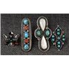 Image 1 : NAVAJO AND ZUNI RINGS