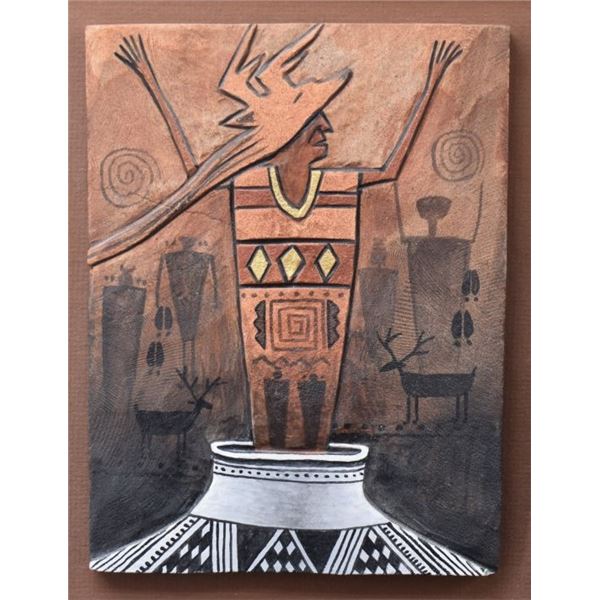 NAVAJO PAINTING (BENSON HALWOOD)