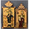Image 1 : TWO WOODEN RETABLOS (CAROLINE ROBLES SHAW AND ROXANNE SHAW)