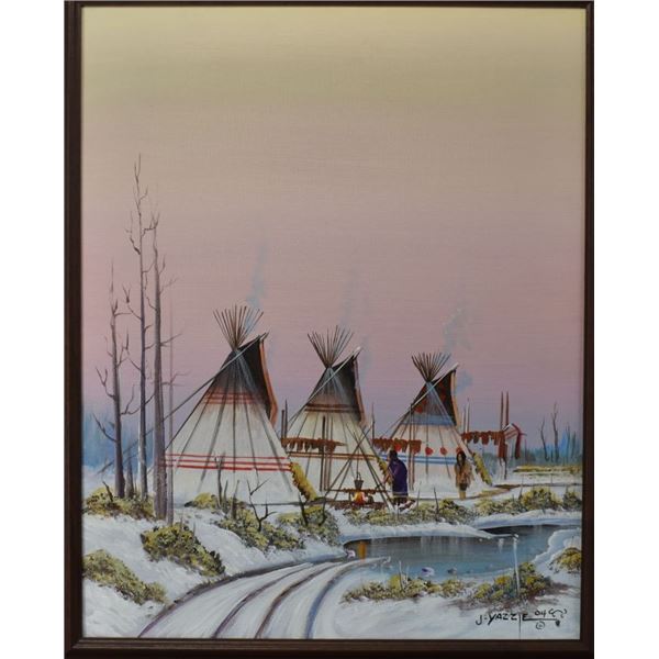 NAVAJO PAINTING (JOHNNY YAZZIE)