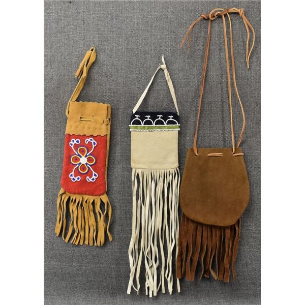 3 LEATHER BAGS
