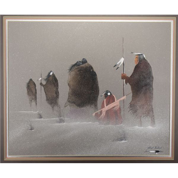 KIOWA PAINTING (ROBERT REDBIRD)