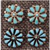 Image 1 : TWO ZUNI EARRINGS
