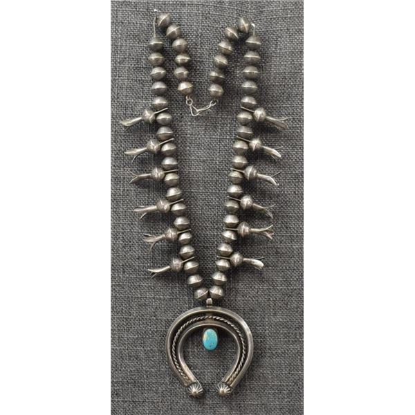 NAVAJO SQUASH BLOSSOM NECKLACE