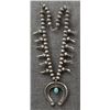Image 1 : NAVAJO SQUASH BLOSSOM NECKLACE