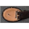 Image 5 : THREE LEATHER BELTS WITH BUCKLES