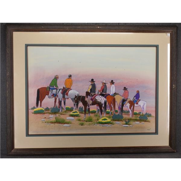 NAVAJO PAINTING (BEATIN YAZZ)