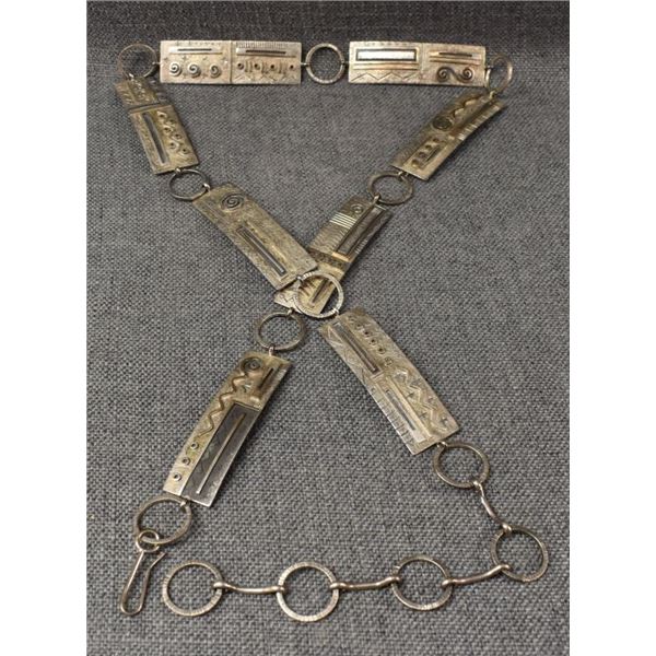 ZUNI CONCHO BELT (MYRON PANTEAH)