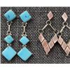 Image 2 : TWO ZUNI EARRINGS (GS & RLD)