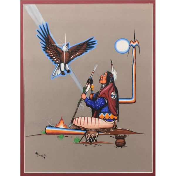 MOHAWK PAINTING (JOHN B THOMAS)