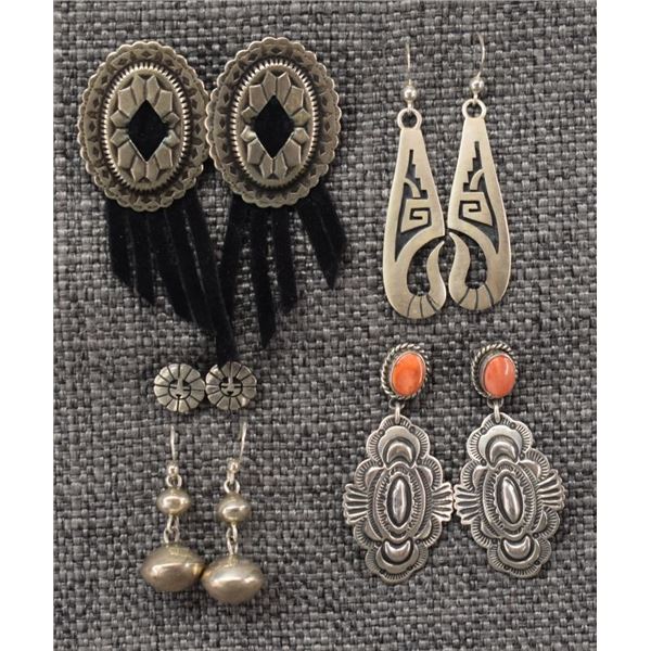 NAVAJO AND HOPI EARRINGS