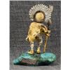 Image 3 : ZUNI SILVER AND  SCULPTURE (MIKAEL REDMAN)