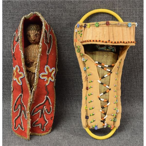 TWO TOY CRADLES