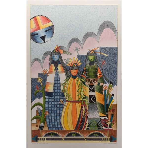 HOPI PAINTING (GERALD DEWAVENDEWA)